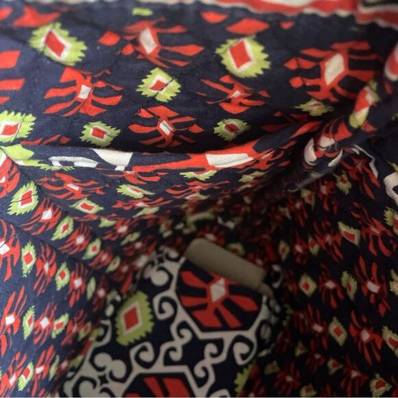 Vera Bradley Sun Valley Work Tote Laptop Purse Diaper Quilted Bag With Pockets - Picture 3 of 15